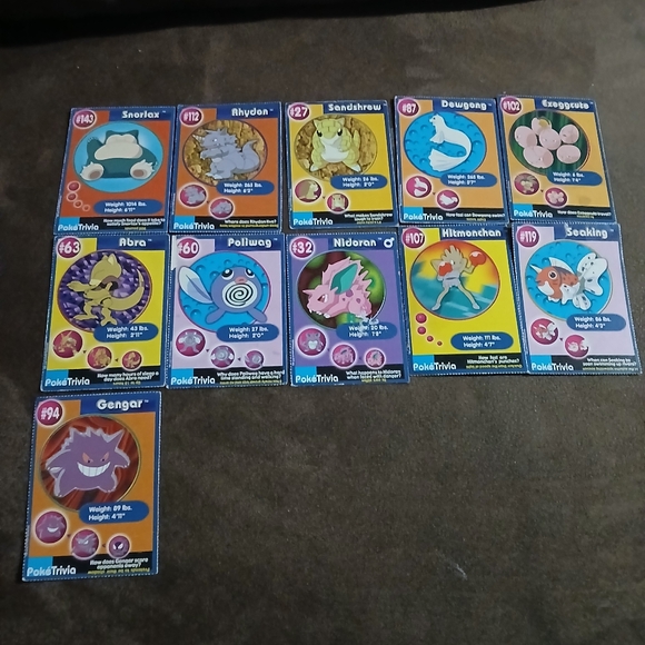 Lot of 11 Pokemon Trading cards  from the movie Mewtwo Strikes Back. - Picture 3 of 7